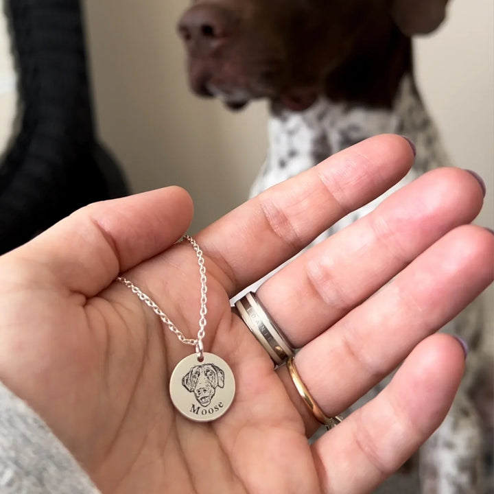 Custom Necklace with Pet's Face