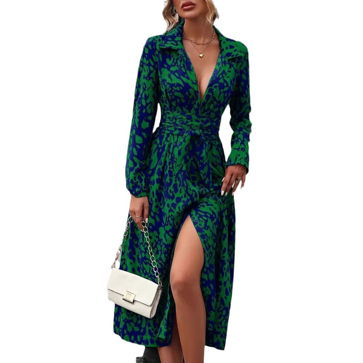 Ingrid | Fitted print dress