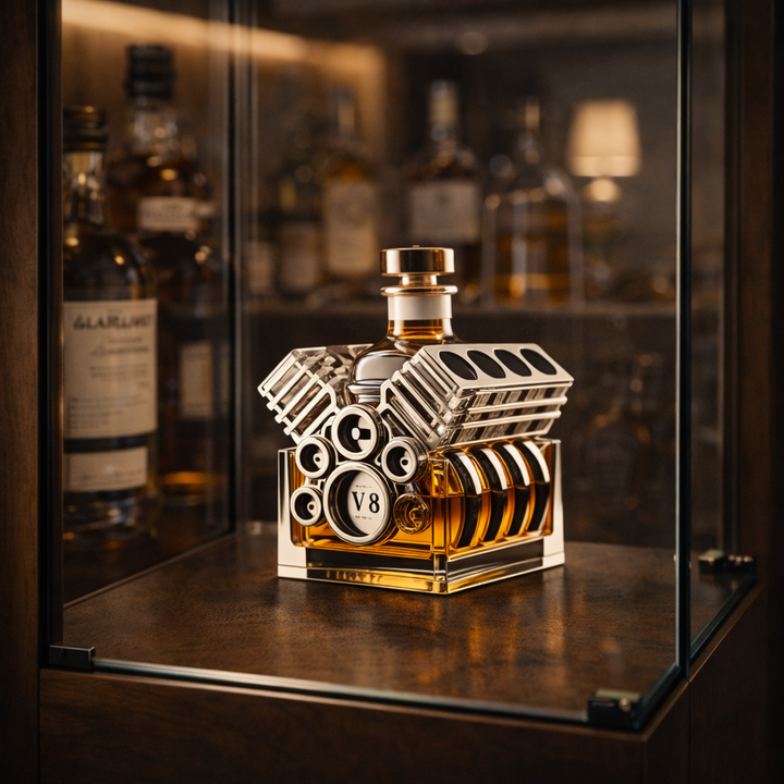 Engine Block Limited Edition Whiskey Decanter