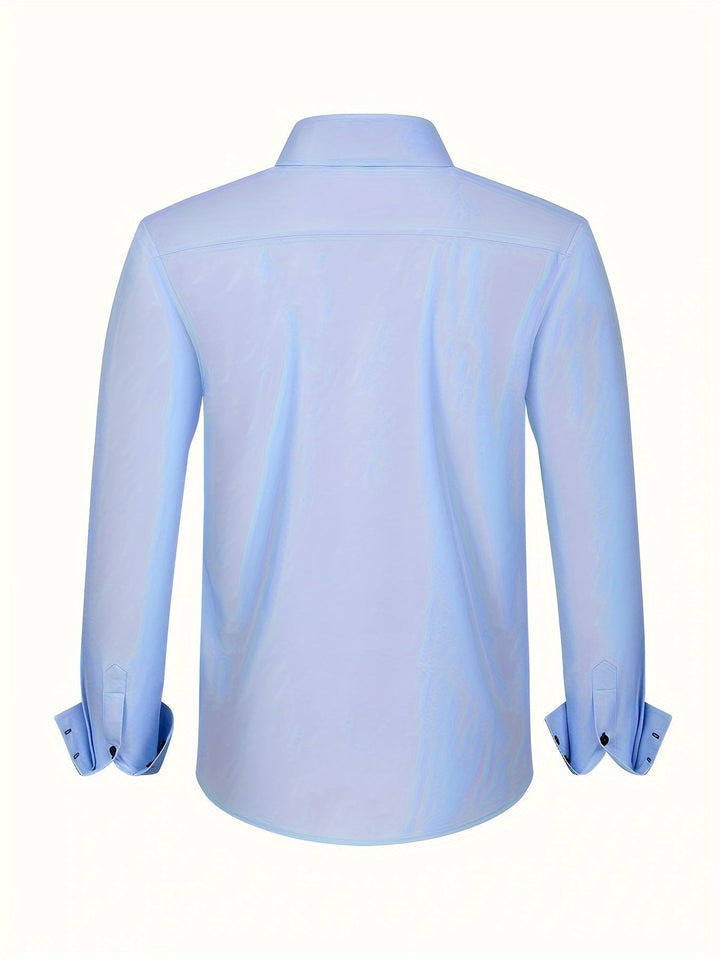 NOVAE | LIGHT ELEGANT SHIRT WITH CONTRAST DETAILS