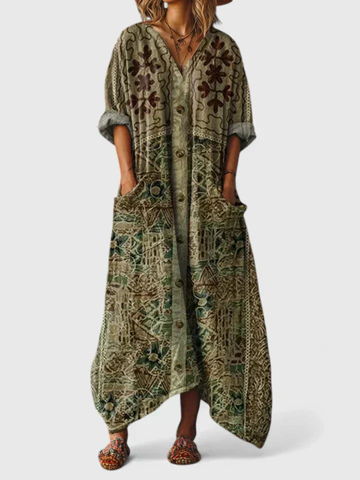 Solene | Printed Dress