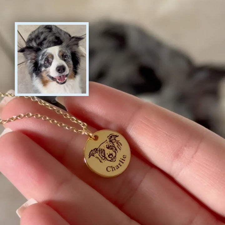 Custom Necklace with Pet's Face