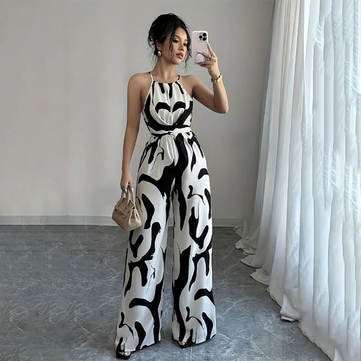 Noré | Halter-neck Loose Jumpsuit