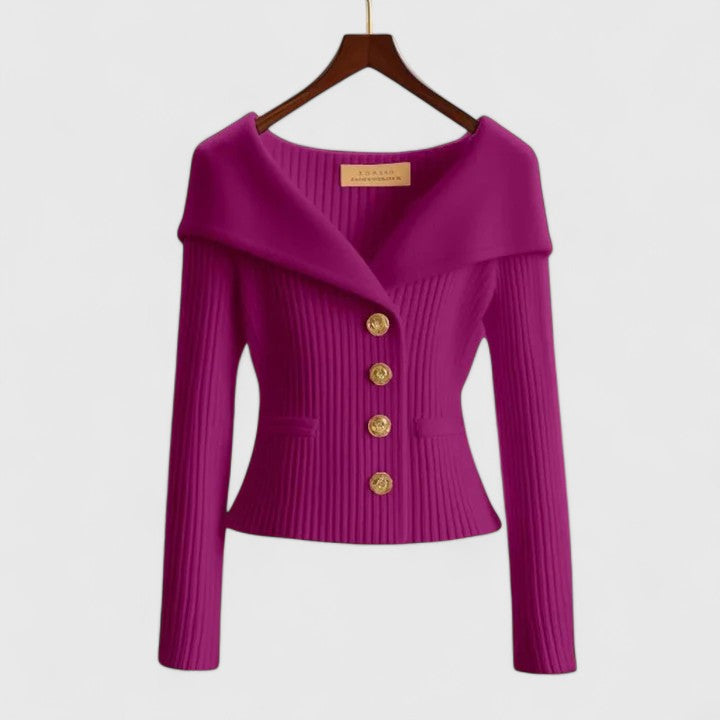 Gabrielle | Sculpted Knit Cardigan