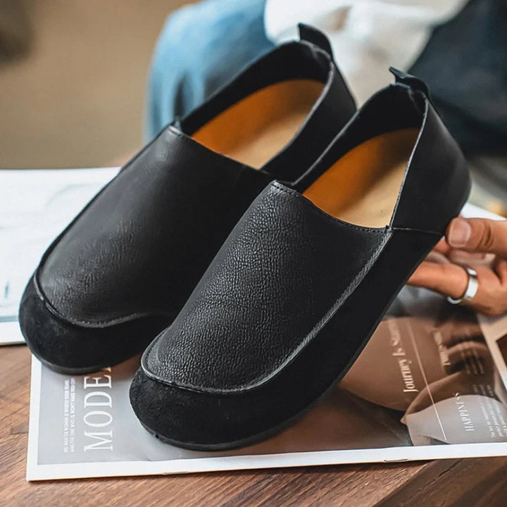 Lior | Suede & Leather Slip-Ons