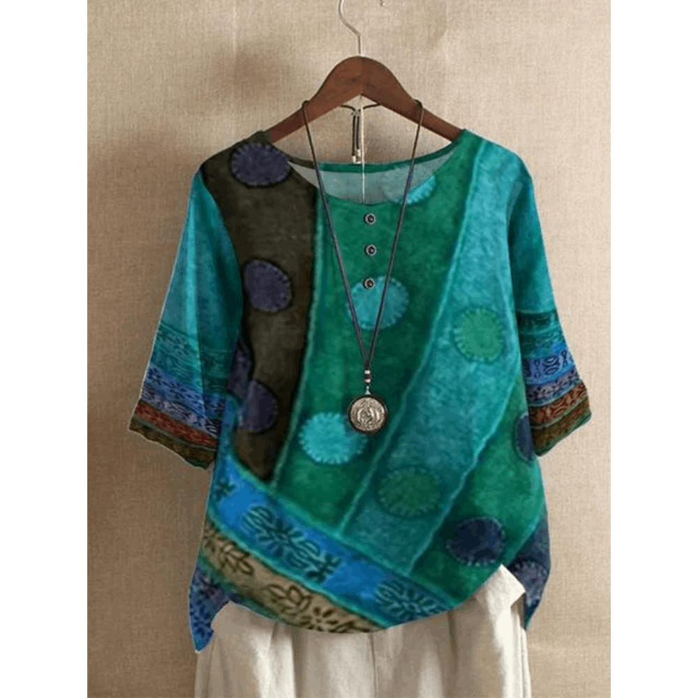 Valarie | Colourful Bohemian Top