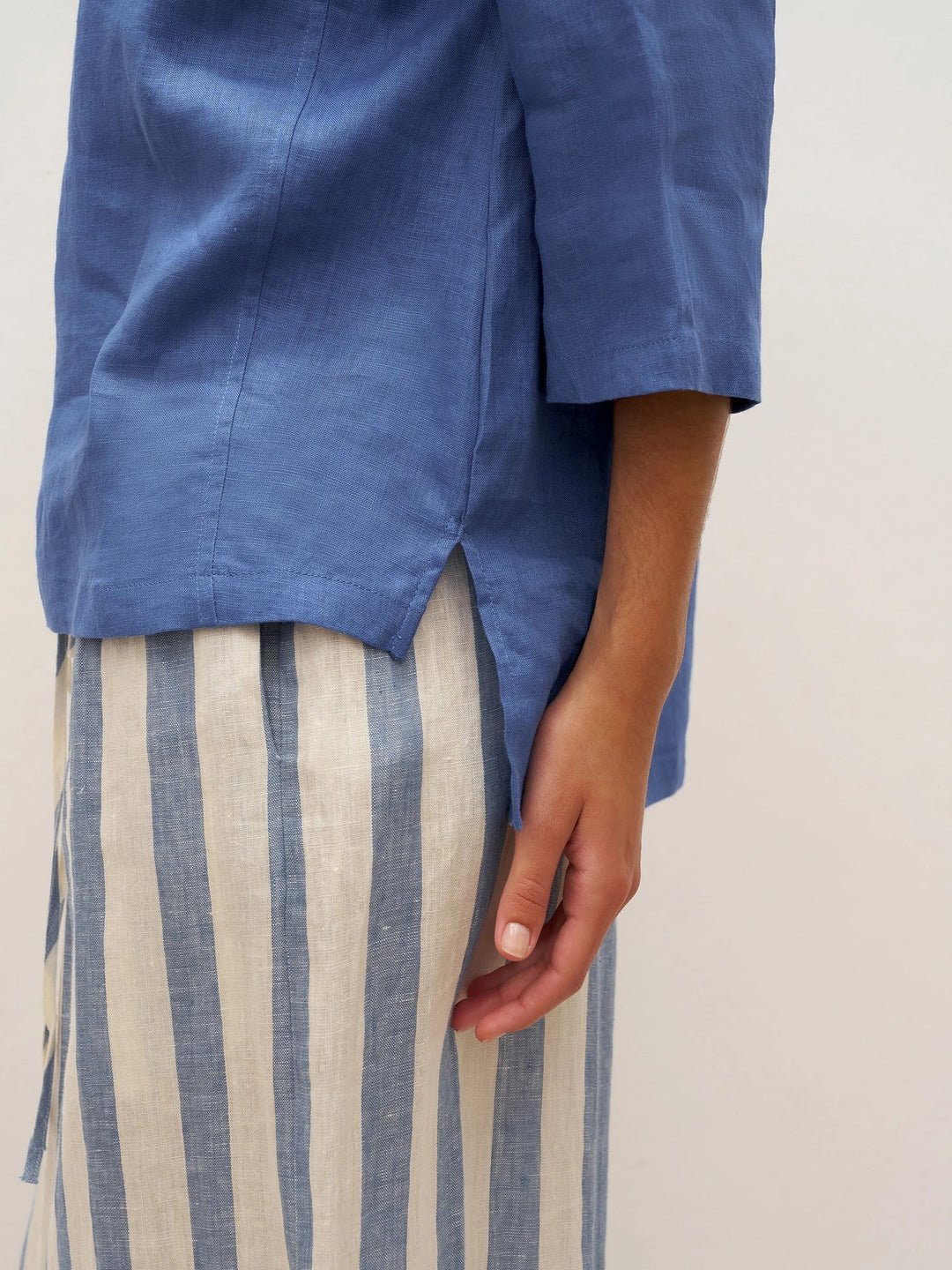 Jade Linen Top