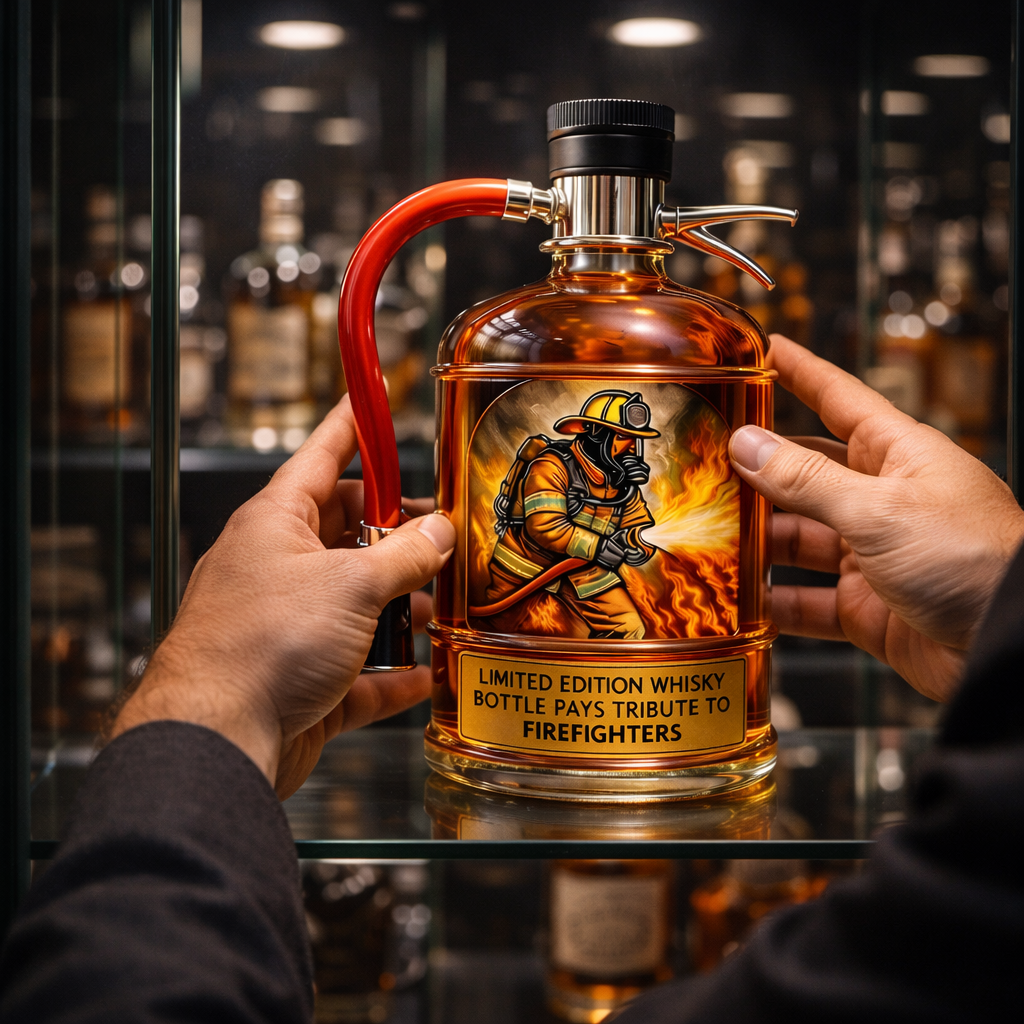 Fire Extinguisher Limited Edition Whiskey Decanter