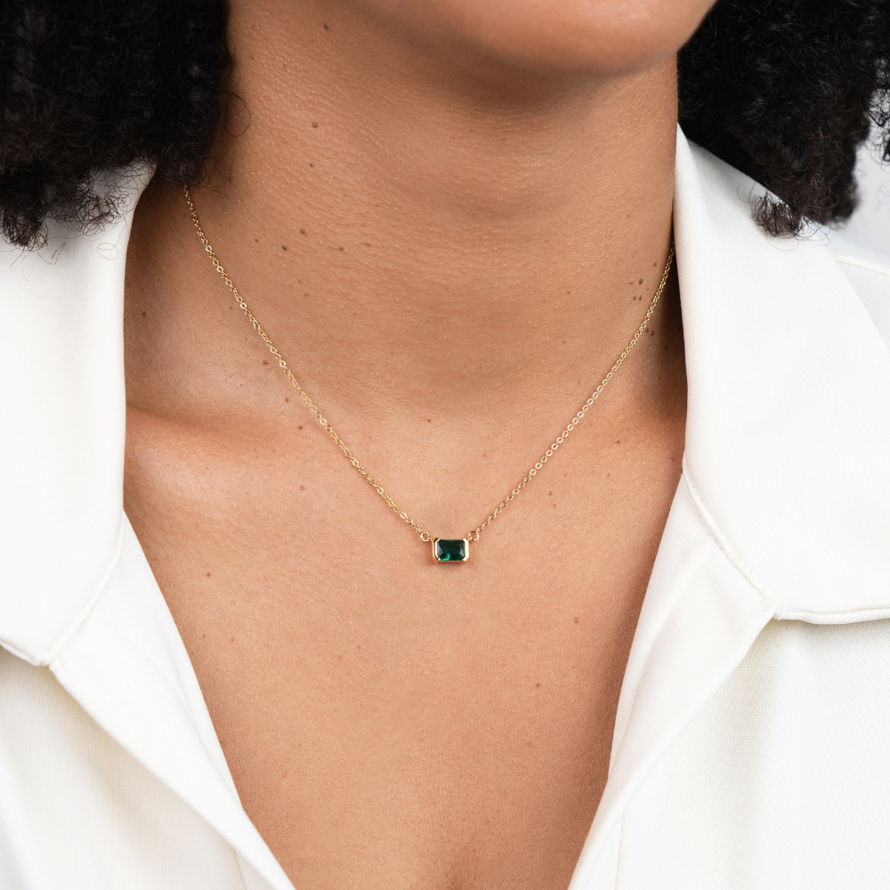 Money Green Emerald Necklace
