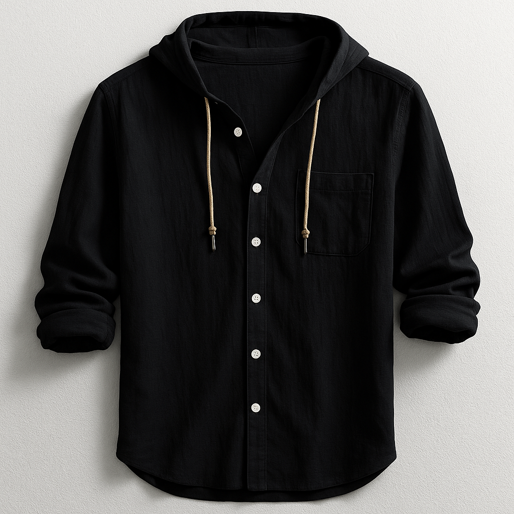 NOVAE  | LUXURY SHIRT WITH HOOD