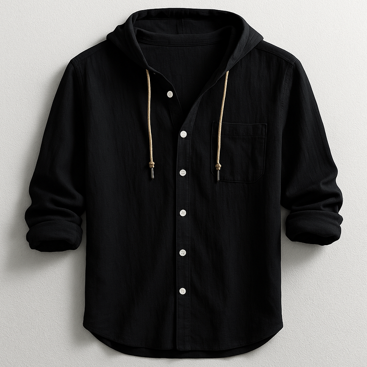 NOVAE  | LUXURY SHIRT WITH HOOD