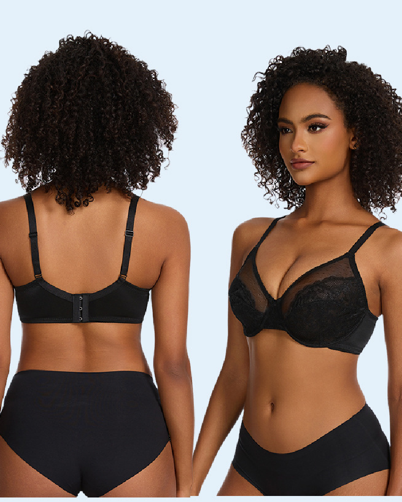 NOVAE | Bra Net Lace Ruffled