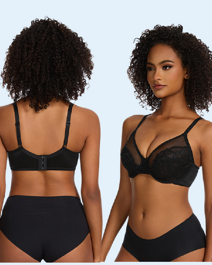 NOVAE | Bra Net Lace Ruffled