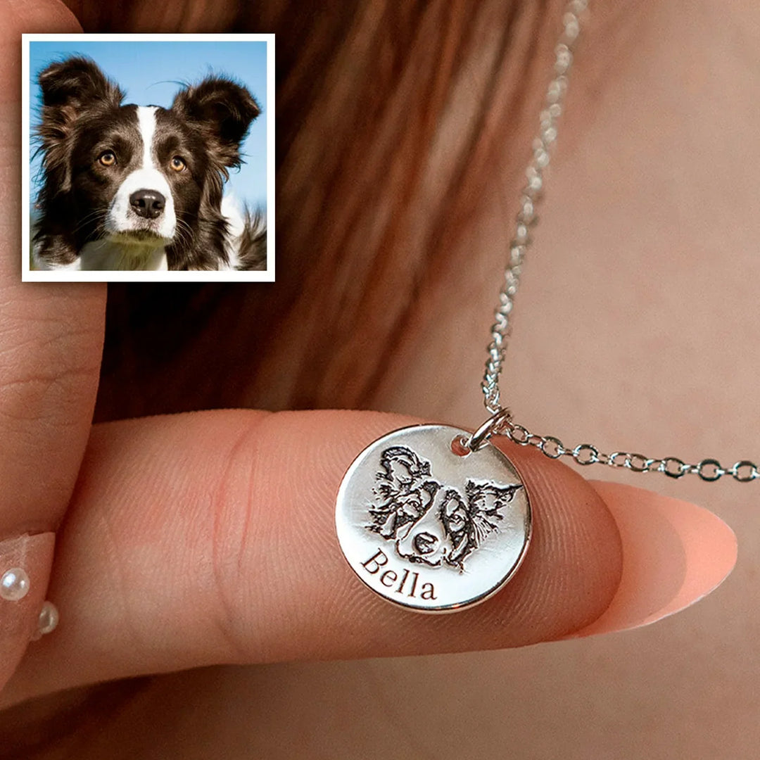 Custom Necklace with Pet's Face