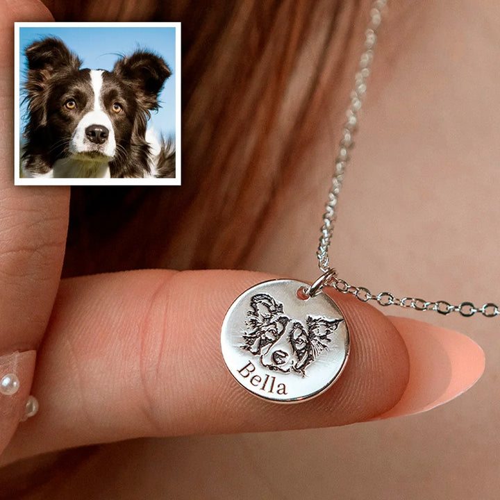 Custom Necklace with Pet's Face