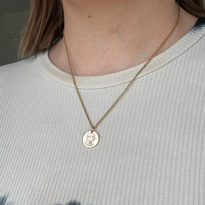 Custom Necklace with Pet's Face