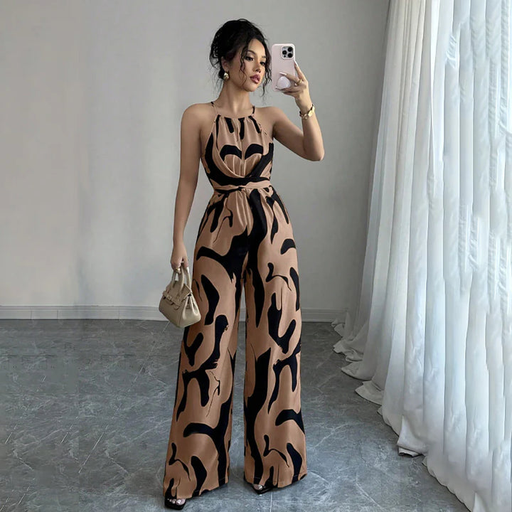 Noré | Halter-neck Loose Jumpsuit