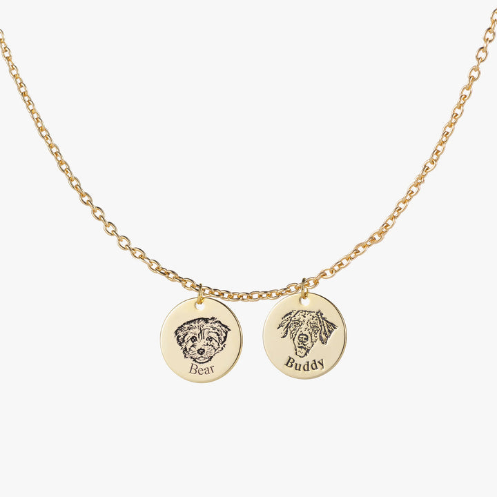Custom Necklace with Pet's Face