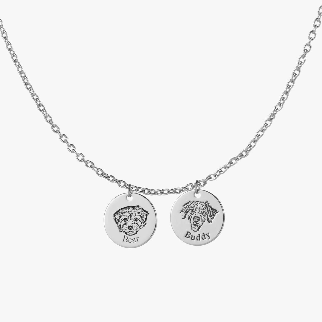 Custom Necklace with Pet's Face