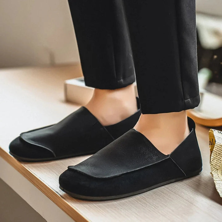 Lior | Suede & Leather Slip-Ons