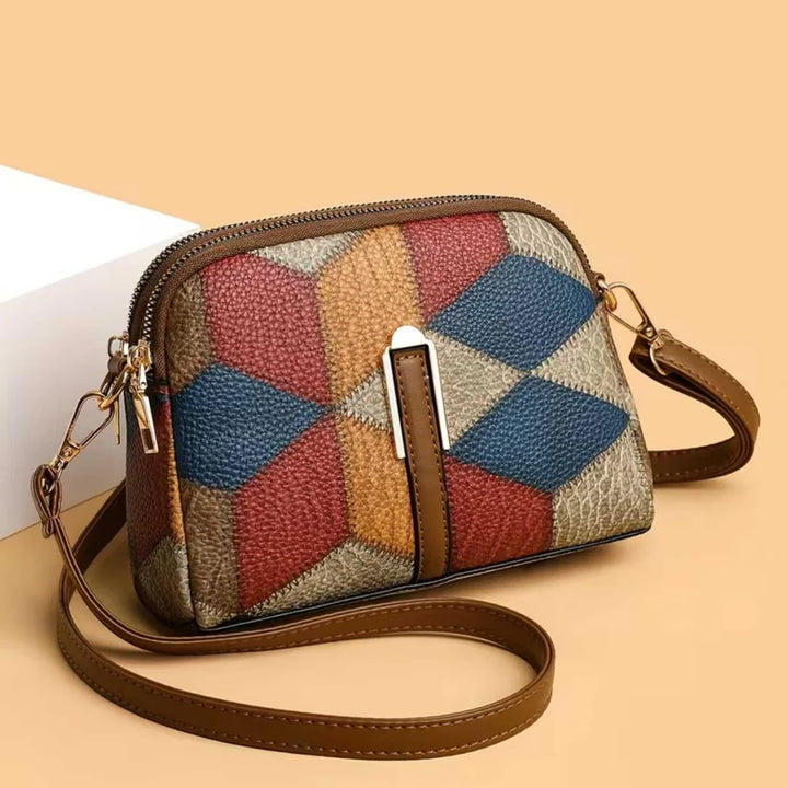 Zoe™ | Stand Out in Style — Colourful Leather Mini Bag