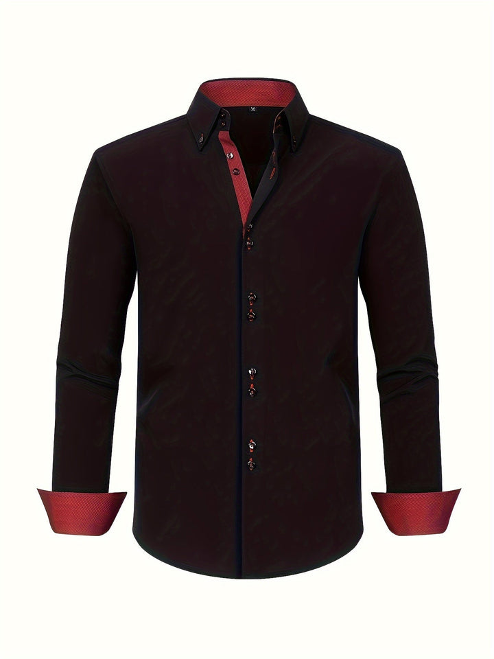 NOVAE | LIGHT ELEGANT SHIRT WITH CONTRAST DETAILS