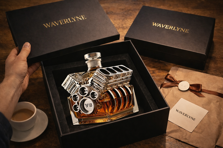 Engine Block Limited Edition Whiskey Decanter
