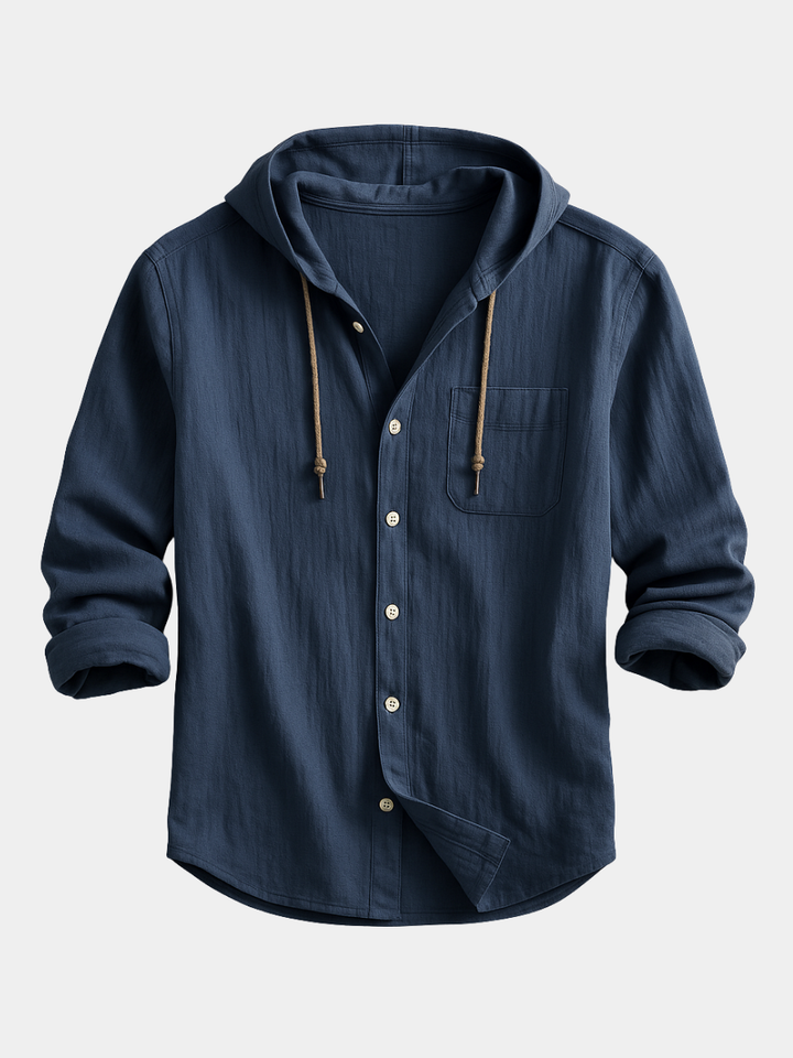 NOVAE  | LUXURY SHIRT WITH HOOD