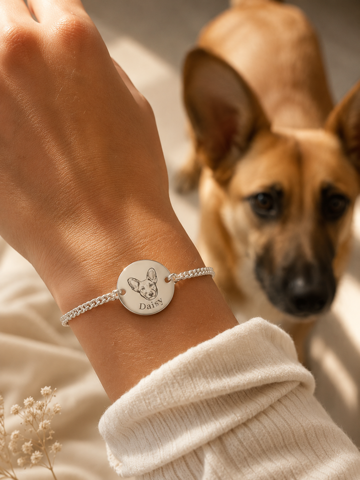 Personalised Bracelet with Animal's Face