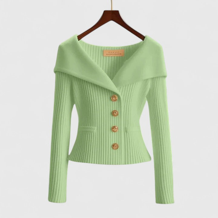 Gabrielle | Sculpted Knit Cardigan