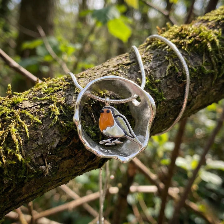 Robin Embrace Necklace
