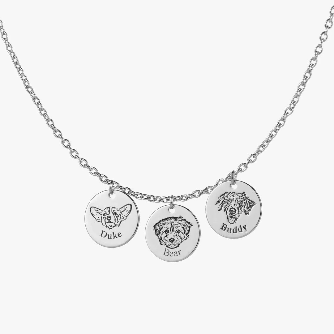 Custom Necklace with Pet's Face