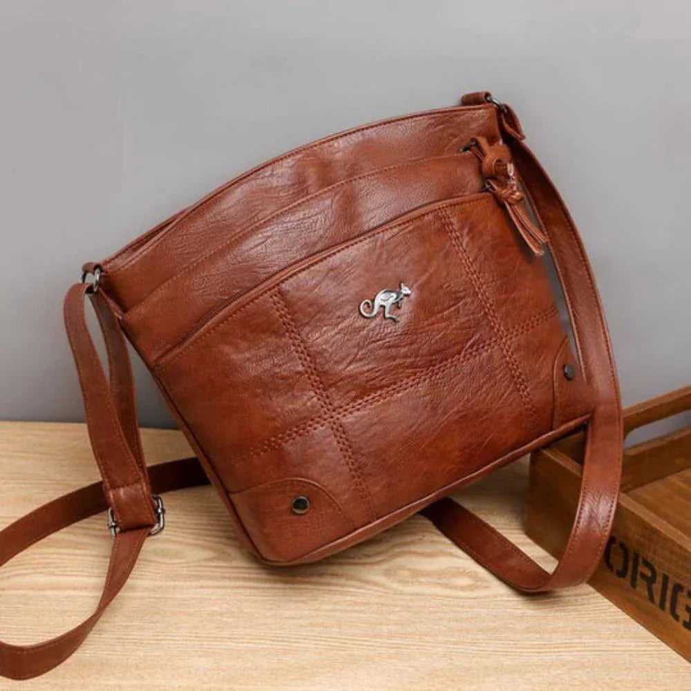 Claire™ | Timeless Elegance — Leather Shoulder Bag