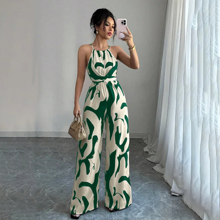 Noré | Halter-neck Loose Jumpsuit
