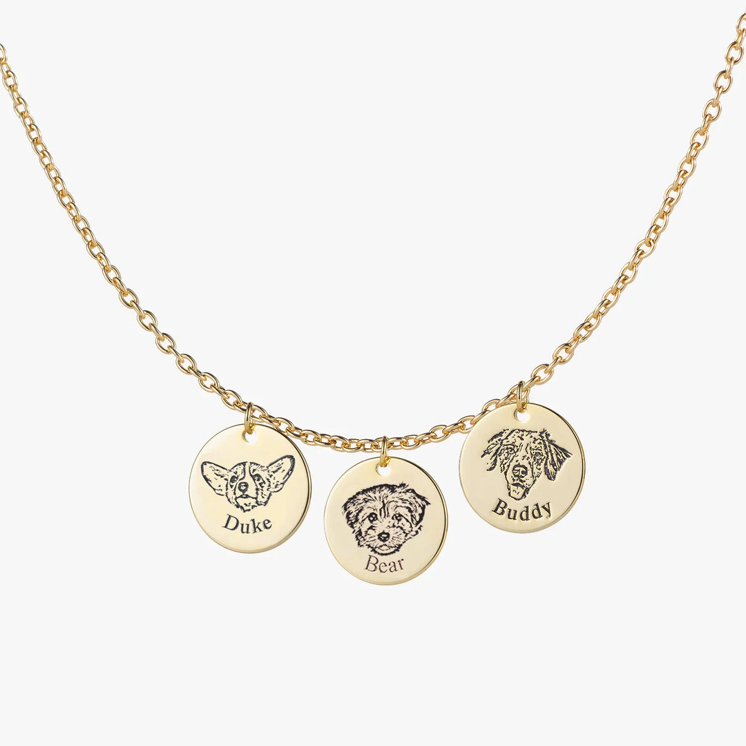Custom Necklace with Pet's Face