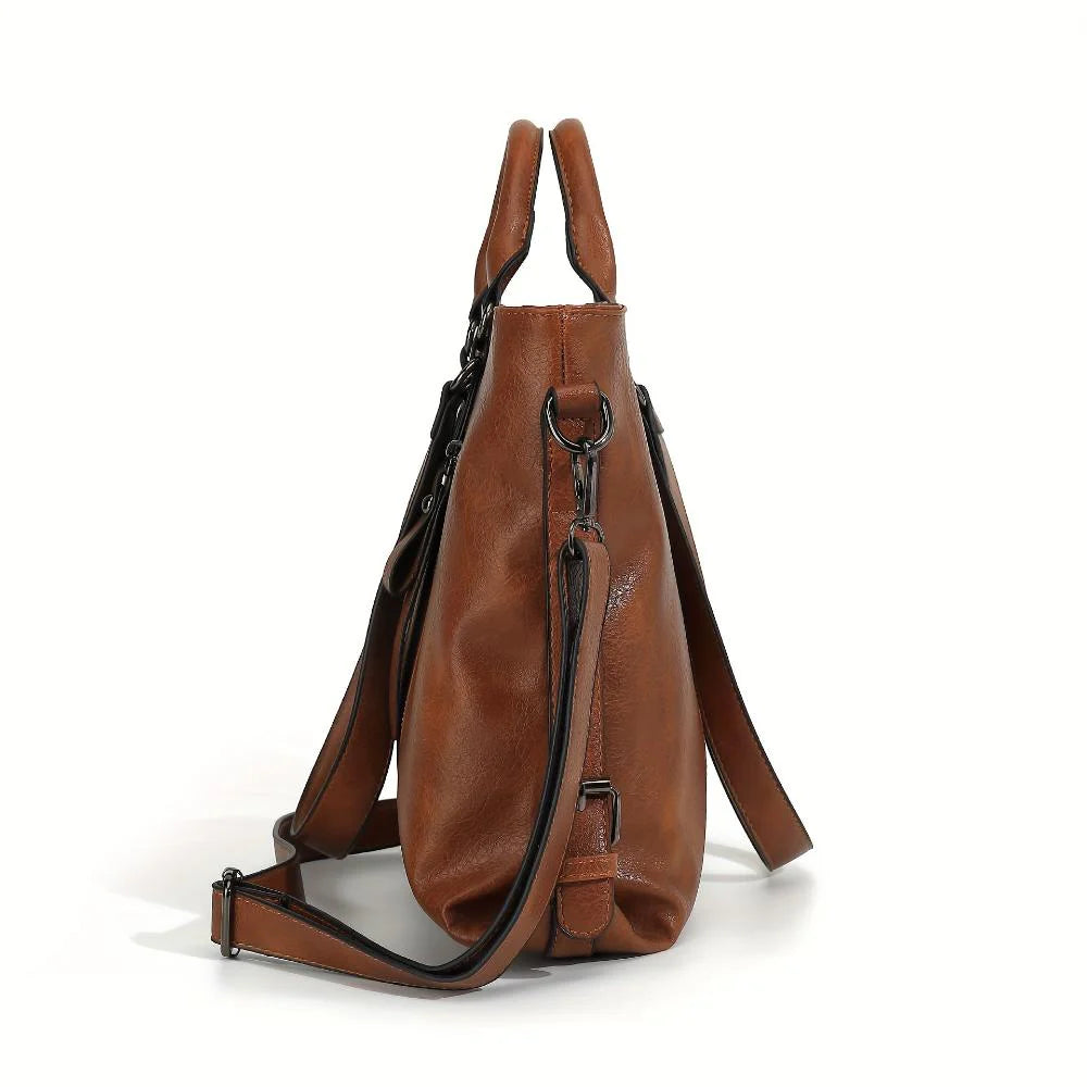 Megan™ | Effortless Comfort — Spacious Leather Shoulder Bag