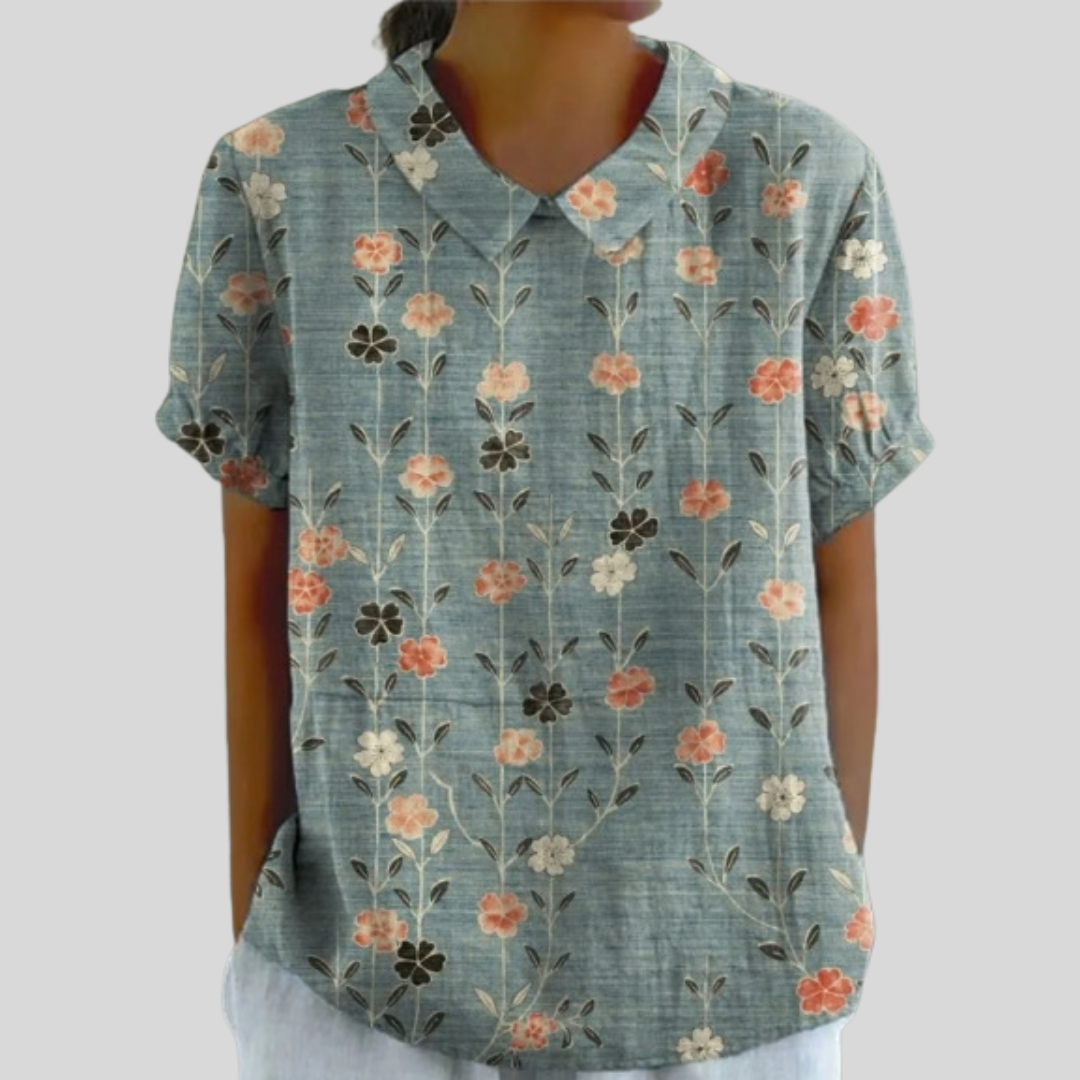 Élora™ | Flower Pattern Blouse