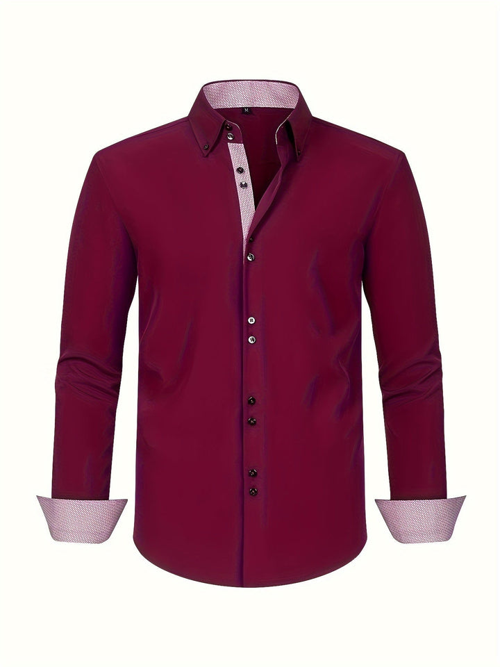 NOVAE | LIGHT ELEGANT SHIRT WITH CONTRAST DETAILS