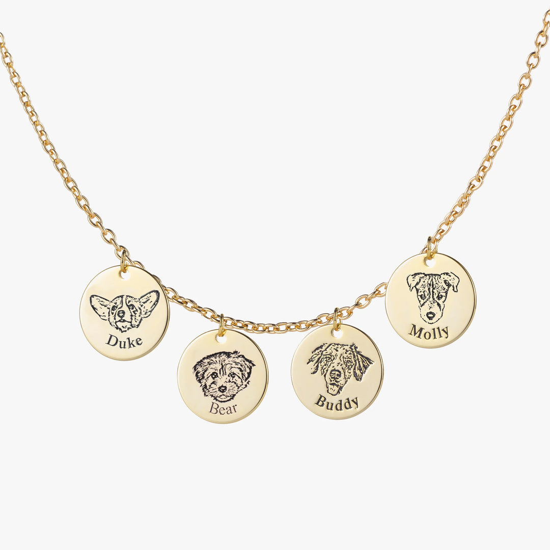 Custom Necklace with Pet's Face