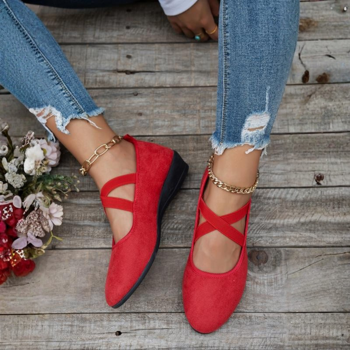 Calera | Closed Wedge Ballerina Shoes