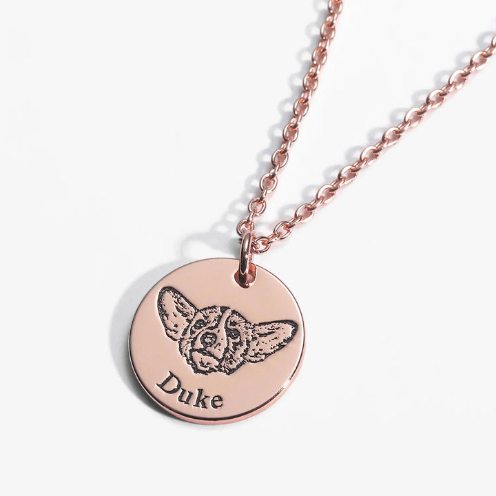 Custom Necklace with Pet's Face