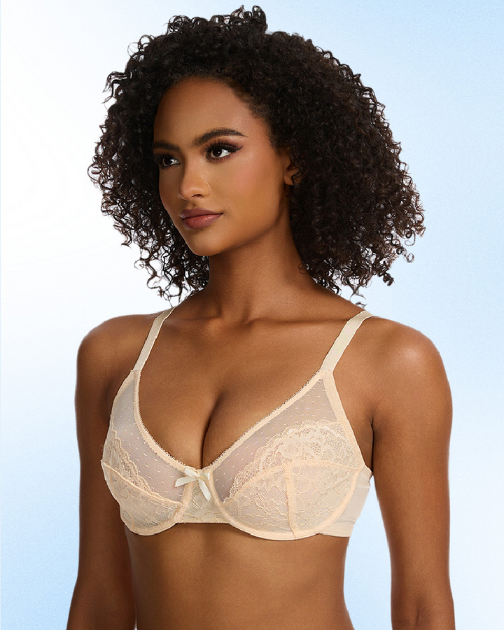 NOVAE | Bra Net Lace Ruffled