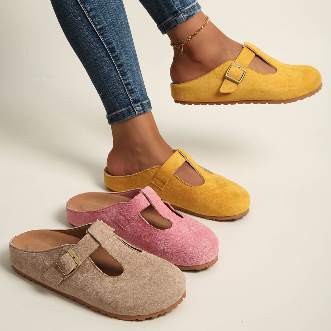 Sofia | Buckle Clog Sandals