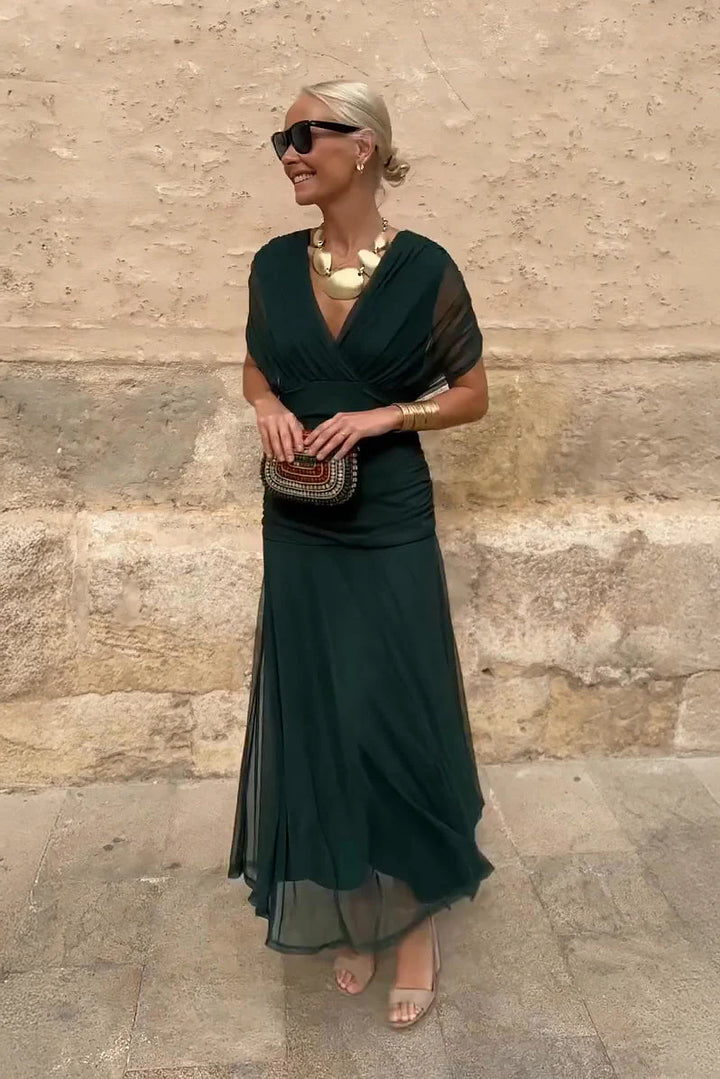 Aurélie | V-Neck Evening Gown