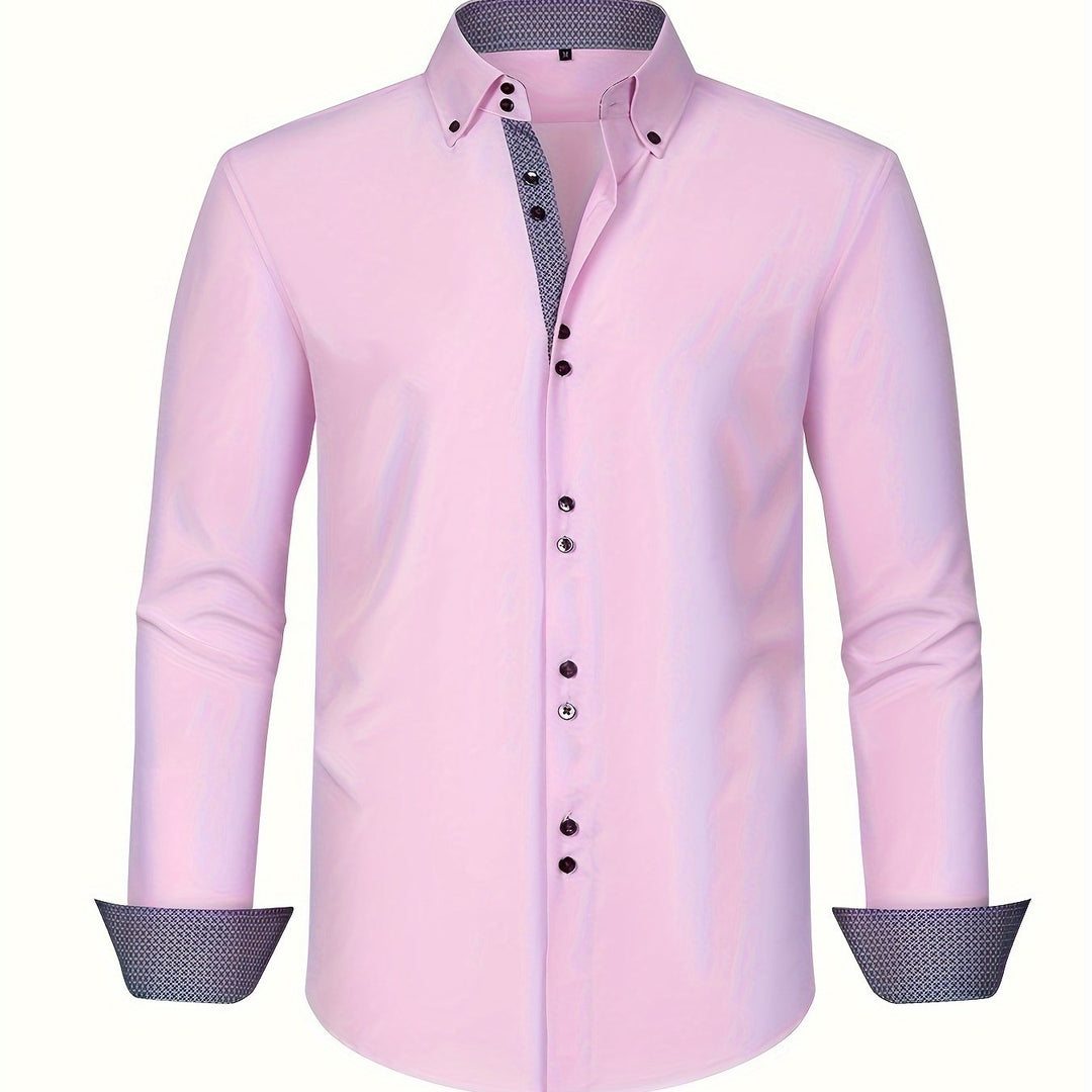 NOVAE | LIGHT ELEGANT SHIRT WITH CONTRAST DETAILS