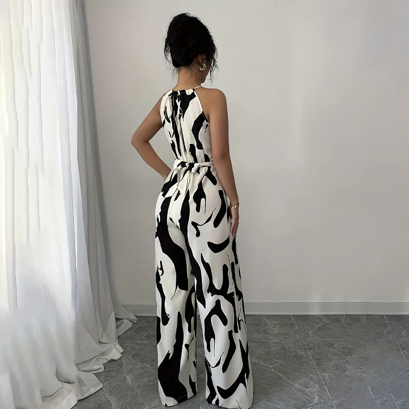 Noré | Halter-neck Loose Jumpsuit
