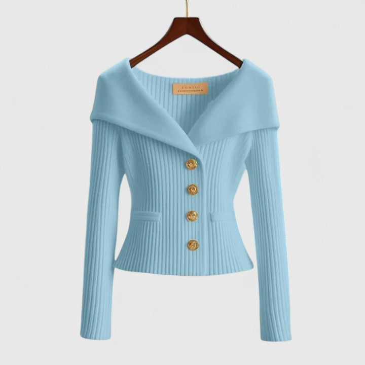 Gabrielle | Sculpted Knit Cardigan