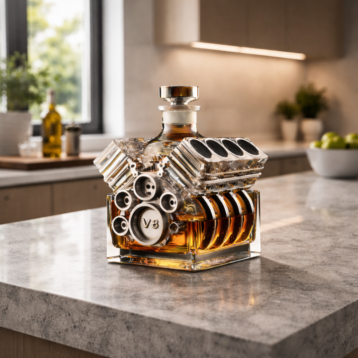 Engine Block Limited Edition Whiskey Decanter