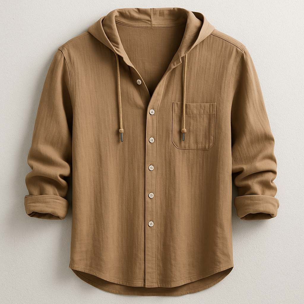 NOVAE  | LUXURY SHIRT WITH HOOD