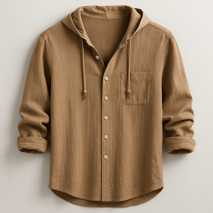 NOVAE  | LUXURY SHIRT WITH HOOD